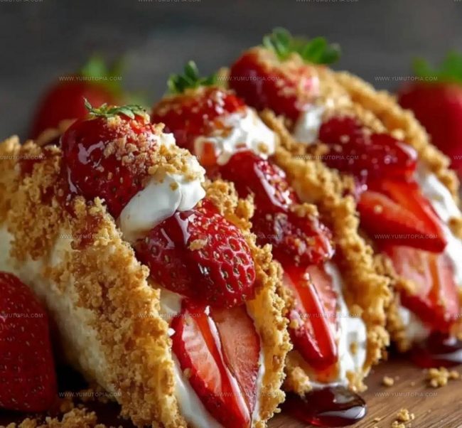 Storage Tips For Crunchy Strawberry Cheesecake Tacos