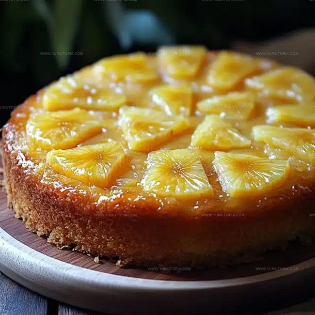 Steps Creating a Condensed Milk–Soaked Pineapple Cake