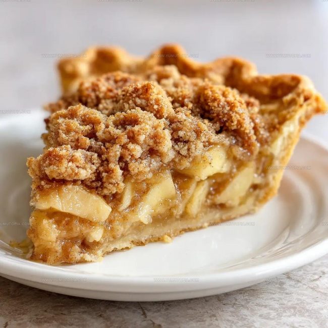How to Make Classic Sour Cream Apple Pie With Brown Sugar Streusel