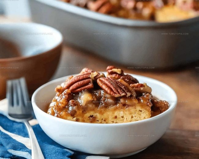 Cooking Method for Pecan Pie Pudding Cake