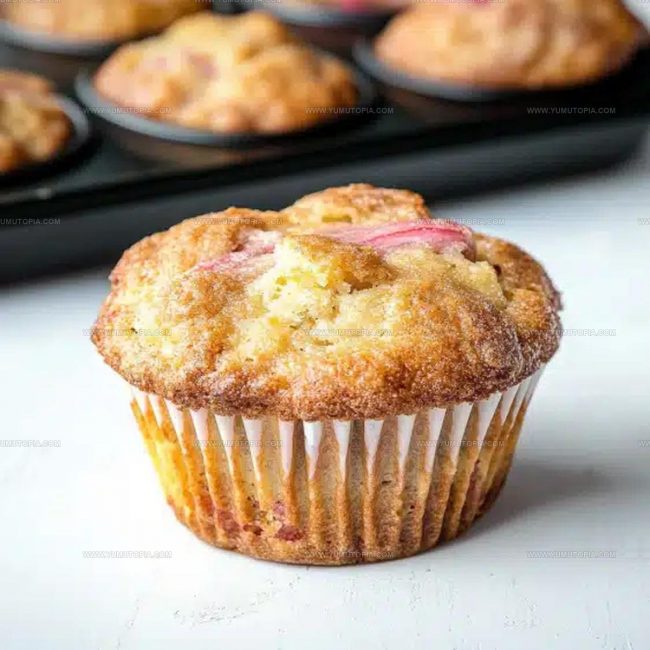 Rhubarb Yogurt And Pantry Staples In These Muffins