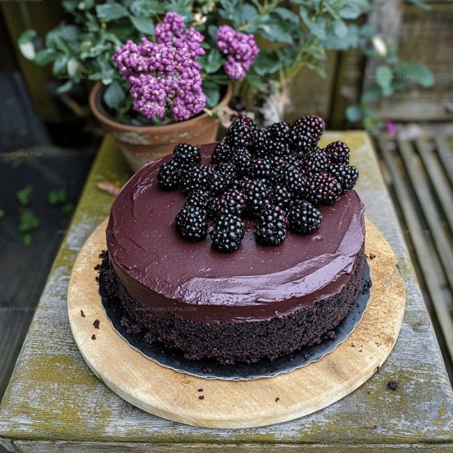 Steps to Prepare Blackberry Velvet Cake