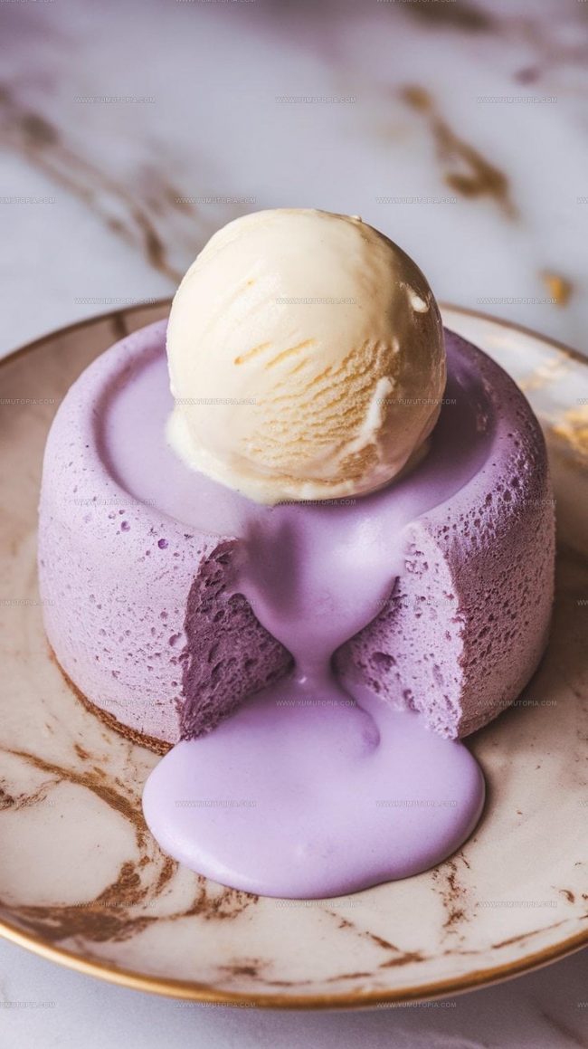 How Is Ube Lava Cake Best Enjoyed