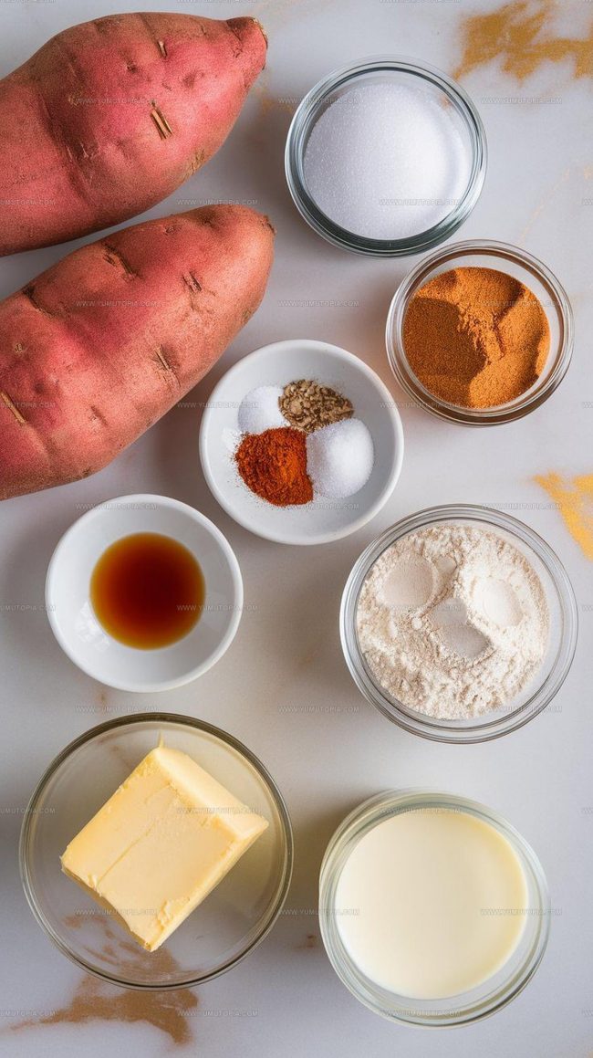 Sweet Potato Cobbler Ingredient Essentials