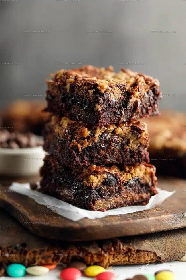 Loaded Mix-in and Texture Play for Fudgy Brownies