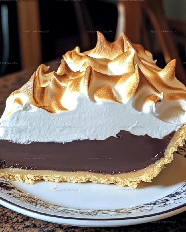 How to Bake Old-Fashioned Chocolate Pie with Meringue