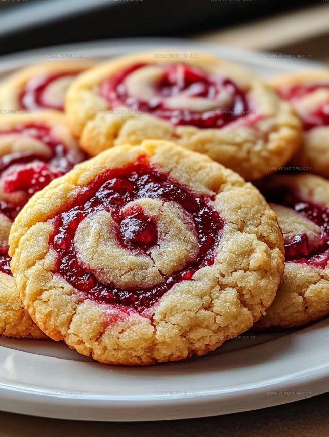 Making Raspberry Swirl Cookies From Start to Finish