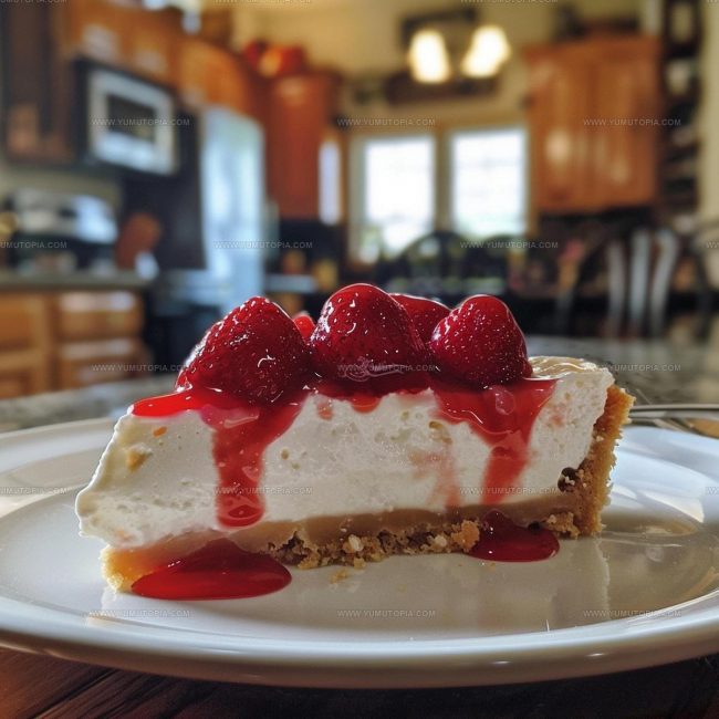 Smooth Finish Tips for Strawberries and Cream Cheesecake