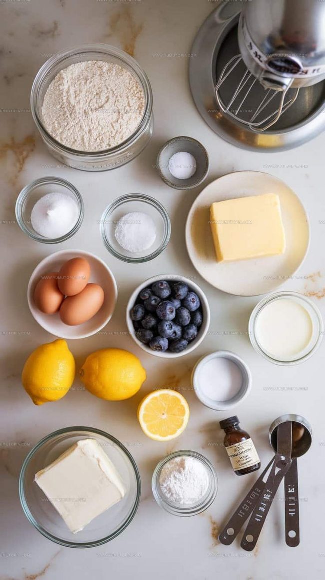 Lemon Blueberry Cake Ingredient Breakdown