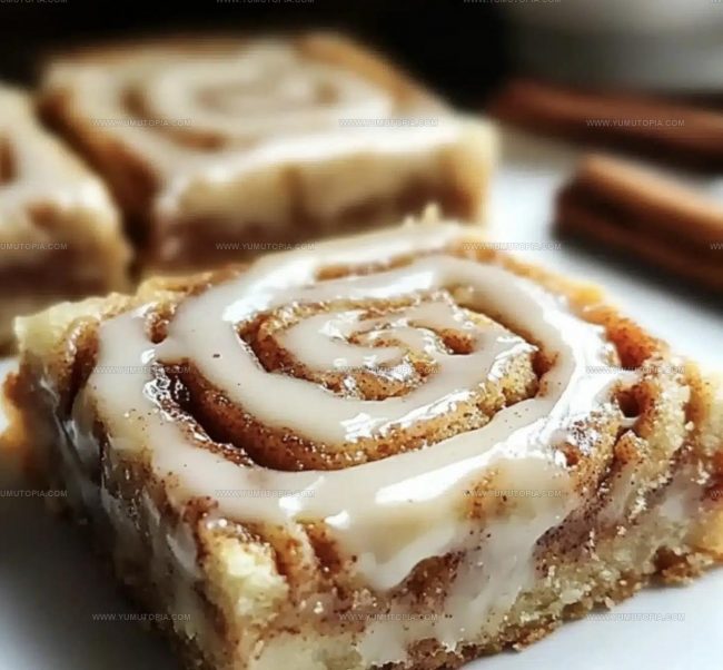 Storage Notes for Cinnamon Roll Bars