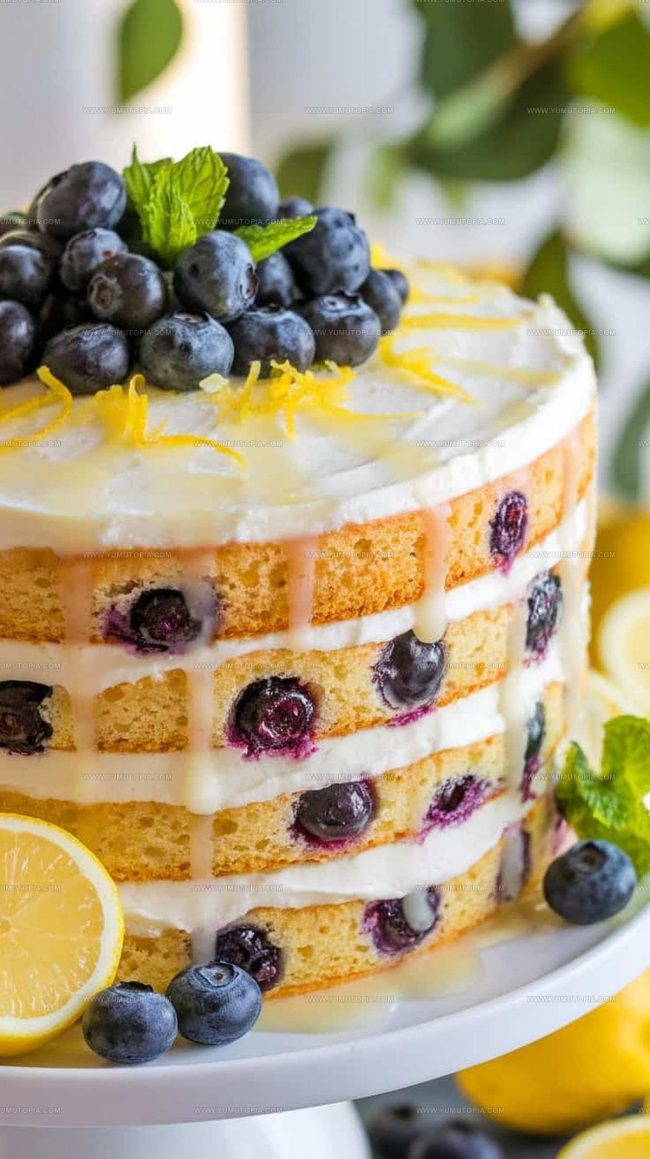 Why Lemon Blueberry Cake Feels So Bright