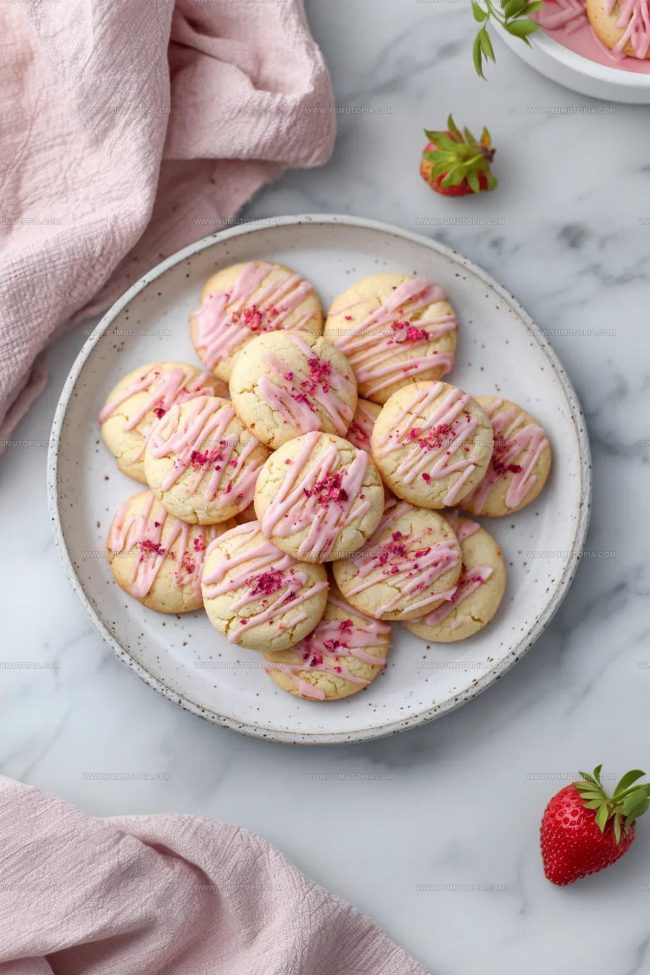 Basic Preparation Steps for Strawberry Shortbread Cookies