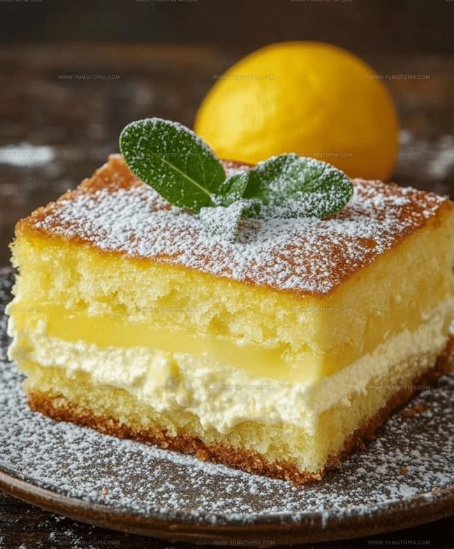 How to Make Lemon Custard Cake