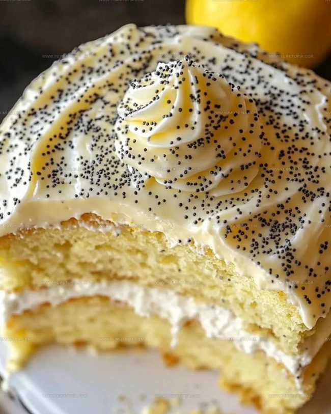Helpful Cooking Notes for Lemon Poppy Seed Cake