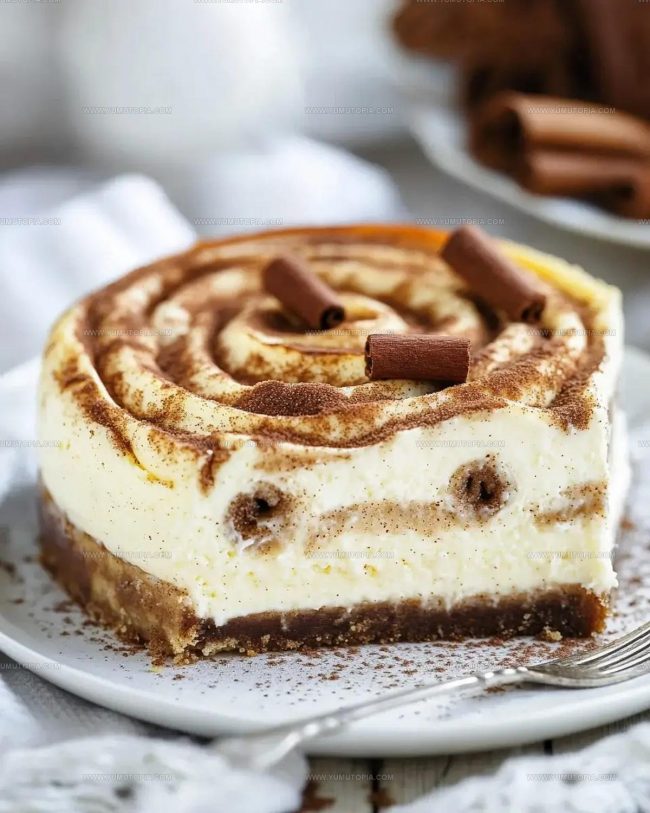 Preparation Steps for Cinnamon Roll Cheesecake