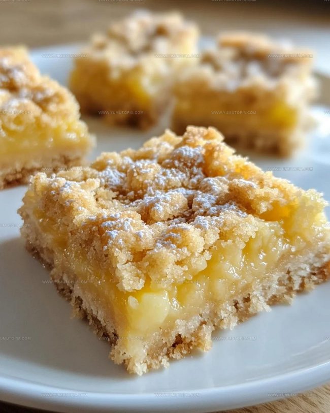 How To Serve Lemon Crumb Bars