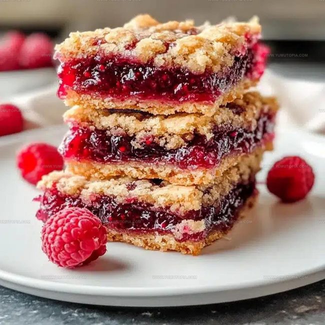 Fresh Elements Behind These Nostalgic Raspberry Jam Bars