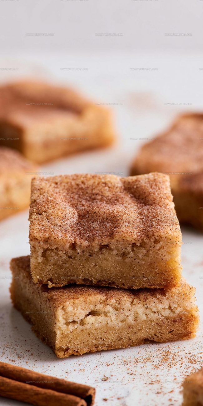 Preparing Snickerdoodle Bars Step By Step