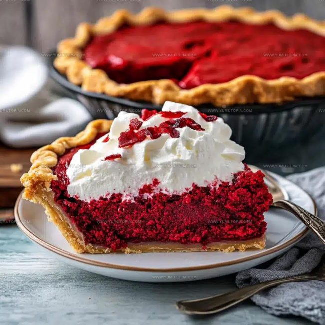 Red Velvet Brownie Pie Batter And Crust Ingredient Guide