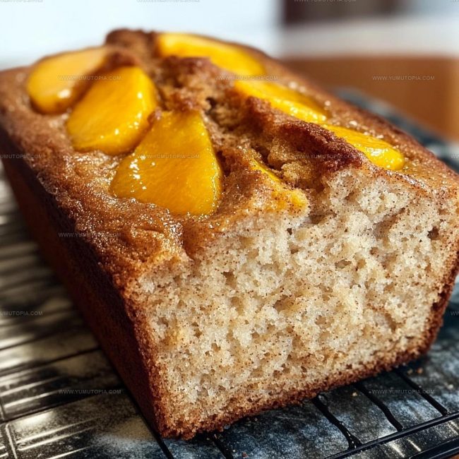 Traditional Preparation Method for Spiced Peach Bread
