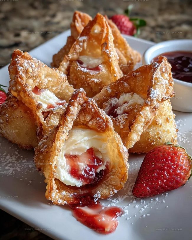 Why Deep Fried Strawberry Cheesecake Wontons Stand Out