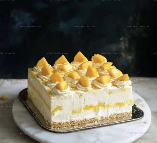 Steps Layering A Smooth, Drinkable Mango Lassi