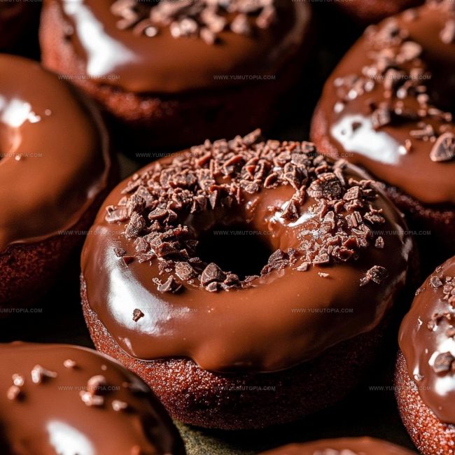 Chocolate Cake Donuts Preparation Notes