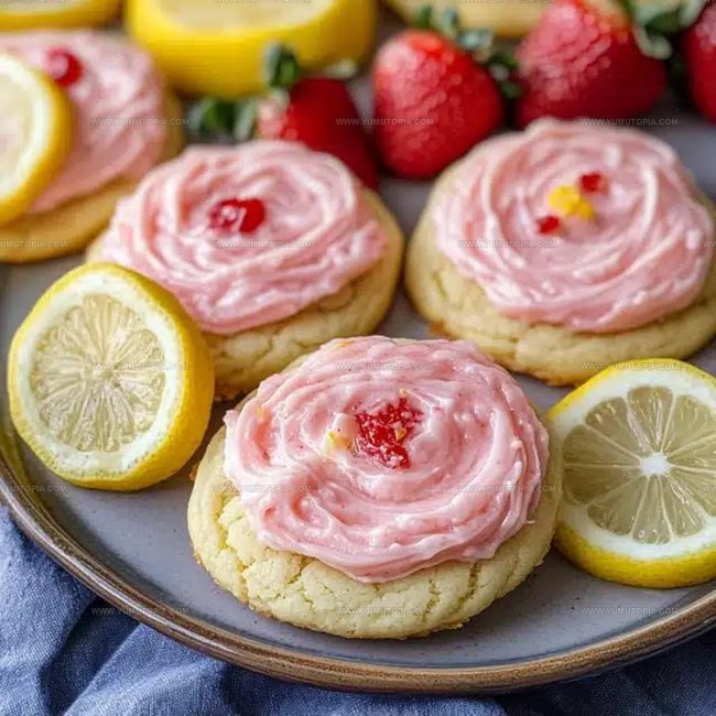 Zesty Ingredients For These Strawberry Lemonade Cookies