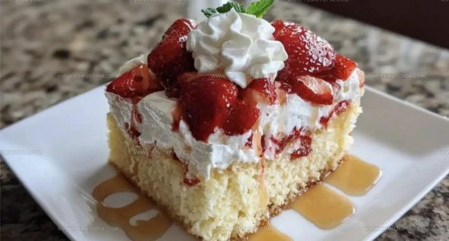 How to Infuse Juicy Strawberry Flavor into Tres Leches Squares