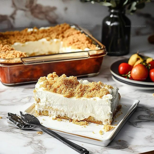 Directions for No-Bake Pineapple Cake