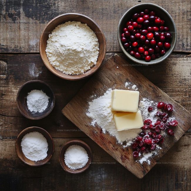 Ingredients Behind Cranberry Shortbread Bars