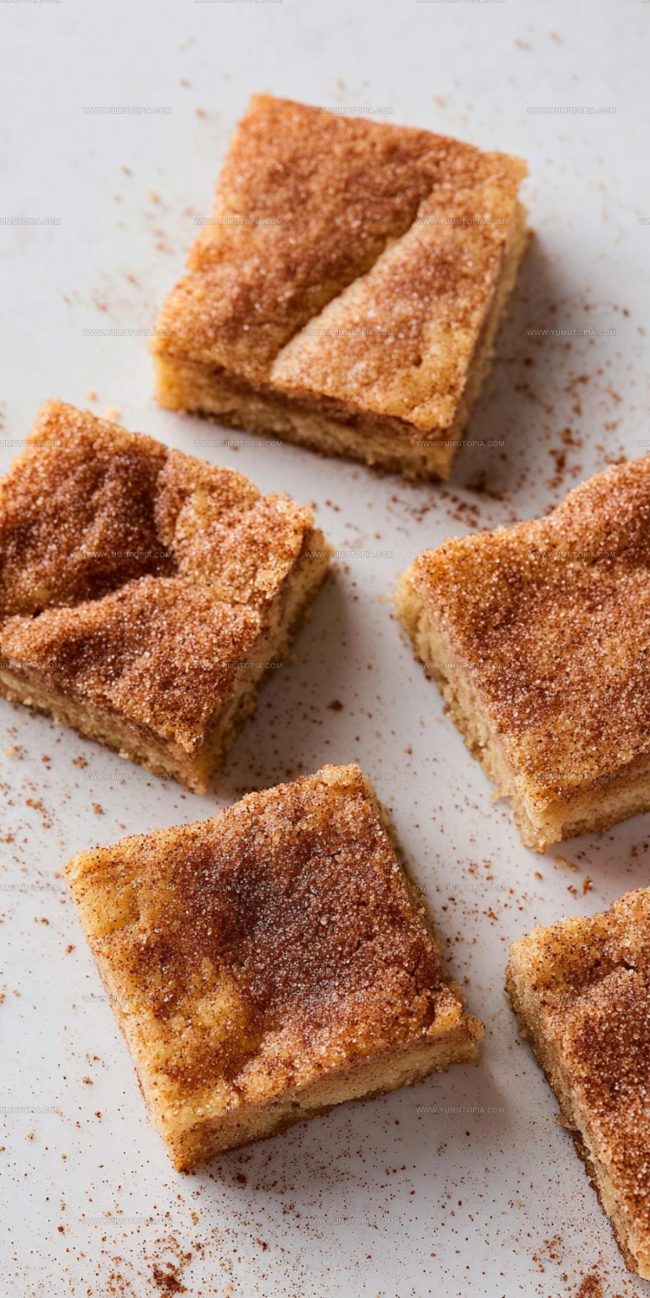 What Makes Snickerdoodle Bars So Soft