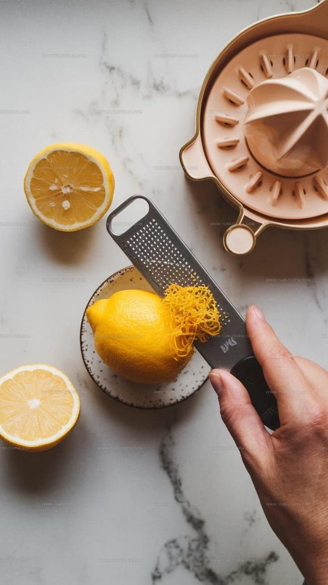 Meyer Lemon Poppy Seed Muffins Ingredient Lineup