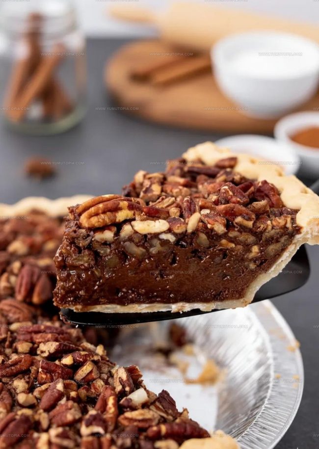 Preparing Texas Chocolate Pecan Pie Step By Step