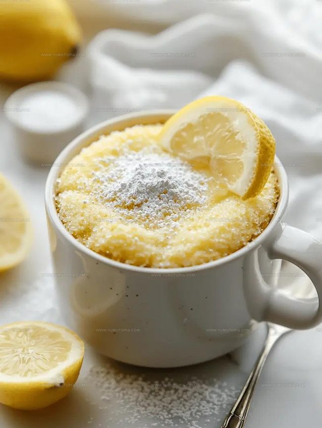 Directions For Lemon Mug Cake