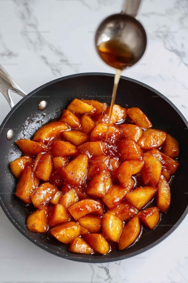 Preparation Steps for Salted Caramel Apple Pie