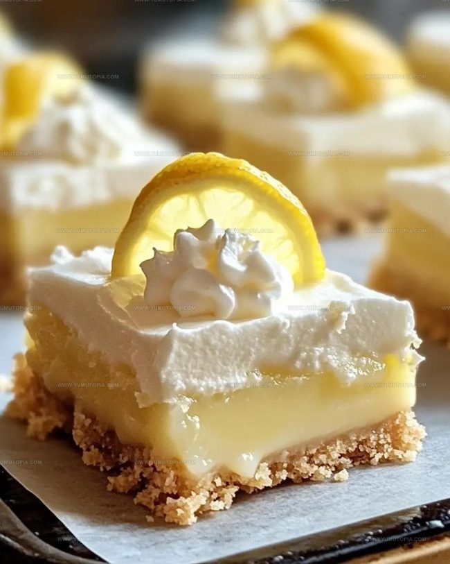 Steps for Making Lazy Day Lemon Cream Pie Bars