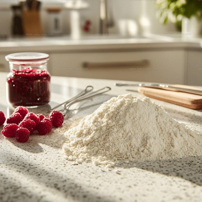 Ingredients for Raspberry Jam Amaretti Cookies