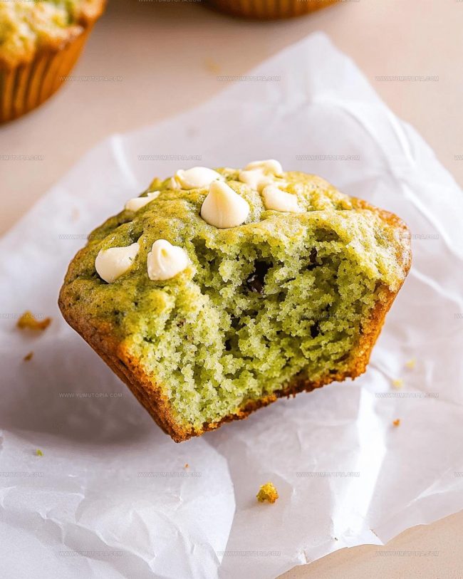 Smart Storage Tips For White Chocolate Chip Matcha Muffins