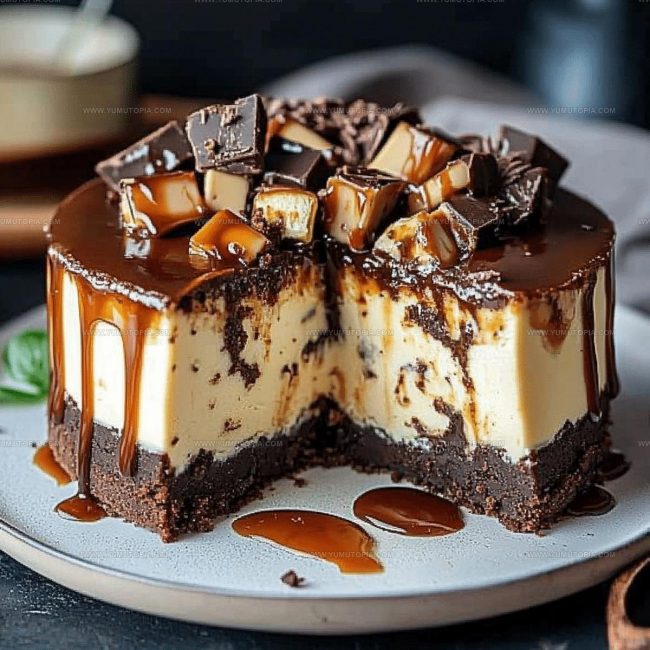 Directions for Making Caramel Brownie Cheesecake